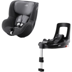 Britax Römer Kindersitz Dualfix 3 I-Size Midnight Grey Inklusive Flex Base ISENSE