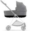 Cybex PLATINUM Kinderwagenaufsatz Lux Carry Cot Für New Mios Manhattan Grey Plus -Kinderperipheriegeräte cybex platinum kinderwagenaufsatz lux carry cot fuer new mios manhattan grey plus a343610