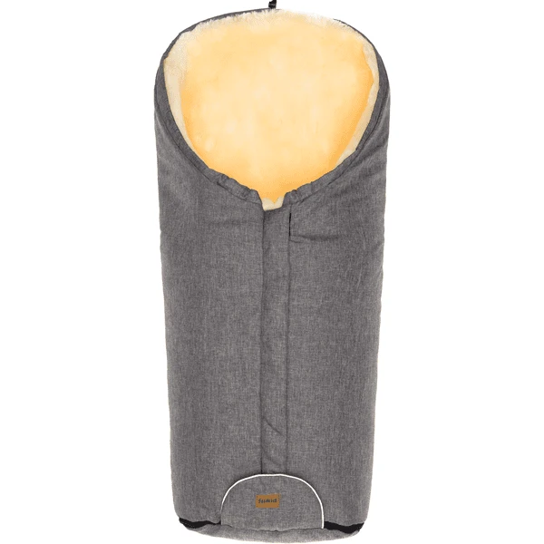 Fillikid Winterfußsack Tacama Lammfell Hellgrau Melange 3 Fillikid Winterfußsack Tacama Lammfell Hellgrau Melange