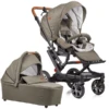 GESSLEIN Kombikinderwagen F6 Air+ Mit Handbremse, Khaki / Blumen -Kinderperipheriegeräte gesslein kombikinderwagen f6 air mit handbremse khaki blumen a380332