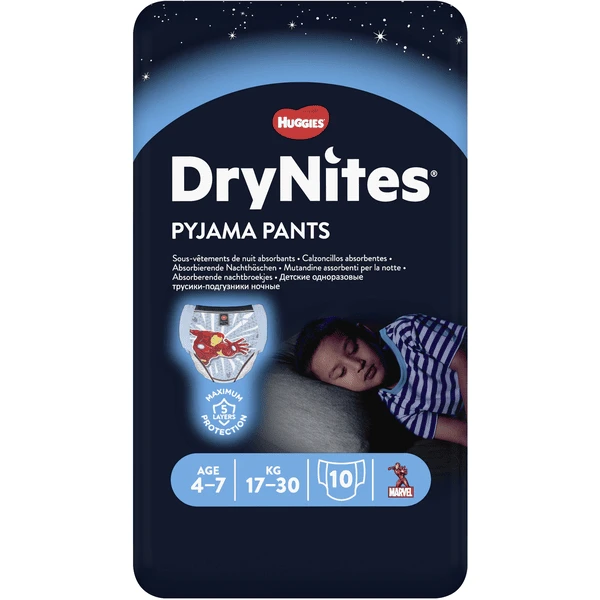 Huggies DryNites Pyjama Pants Einweg Jungen 4-7 Jahre 10 Stück 3 Huggies DryNites Pyjama Pants Einweg Jungen 4-7 Jahre 10 Stück