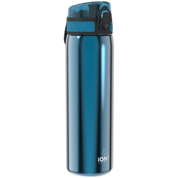 Ion8 Trinkflasche Auslaufsicher, Edelstahl, Blau, 600 Ml 3 Ion8 Trinkflasche Auslaufsicher, Edelstahl, Blau, 600 Ml