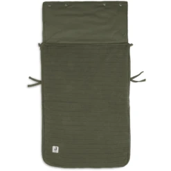 Jollein Fußsack Für Autositz Kinderwagen Gruppe 0+ 3/5 Pure Knit Leaf Green