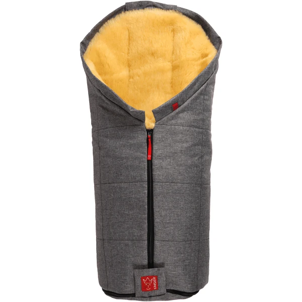 KAISER Lammfell-Fußsack Iglu Aktion Anthrazit Melange 3 KAISER Lammfell-Fußsack Iglu Aktion Anthrazit Melange