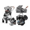 Kinderkraft Kombikinderwagen 3 In 1 Veo Grey -Kinderperipheriegeräte kinderkraft kombikinderwagen 3 in 1 veo grey a266925