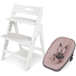 Moji Hochstuhl Yippy Inklusive Neugeborenenaufsatz Snow Rose