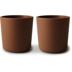 Mushie Becher 200 Ml 2 Stück, Caramel