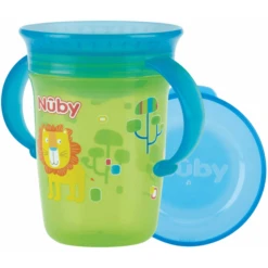 Nuby Nûby Trinklerntasse Aus Tritan WONDER CUP 240 Ml In Grün