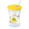 NUK Trinklernbecher Action Cup Weicher Trinkhalm, Auslaufsicher Ab 12 Monaten Gelb -Kinderperipheriegeräte nuk trinklernbecher action cup weicher trinkhalm auslaufsicher ab 12 monaten gelb a329415