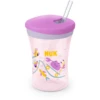 NUK Trinklernbecher Action Cup Weicher Trinkhalm, Auslaufsicher Ab 12 Monaten Lila -Kinderperipheriegeräte nuk trinklernbecher action cup weicher trinkhalm auslaufsicher ab 12 monaten lila a329412