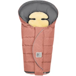 Odenwälder Fußsack Lammy Lux Fashion Modern Blizzard Rust