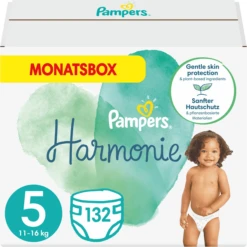 Pampers® Pampers Harmonie Gr. 5 , 11-16 Kg Monatsbox 132 Windeln