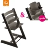 STOKKE® Tripp Trapp® Hochstuhl Buche Hazy Grey + Gratis Baby Set Hazy Grey -Kinderperipheriegeräte stokke tripp trapp hochstuhl buche hazy grey gratis baby set hazy grey a332358